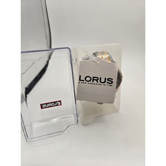 Vintage new two-tone Lorus wristwatch
